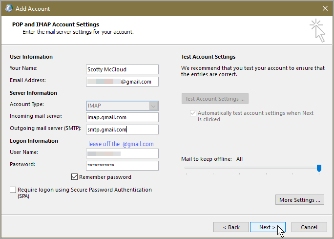 gmail ports for outlook imap gmail ports for outlook imap