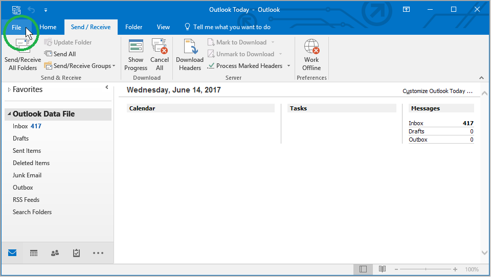 yahoo Outlook 2016 Image1