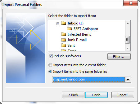 yahoo Outlook 2003 Image13