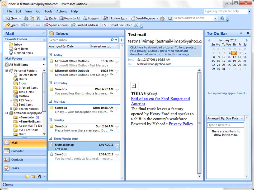 yahoo Outlook 2007 Image11