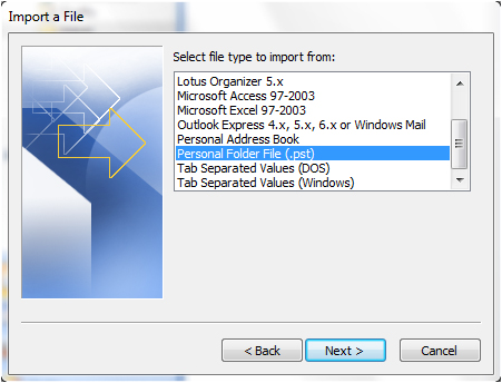 yahoo Outlook 2007 Image13